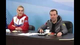 Поездка Дмитрия Медведева в Красноярск