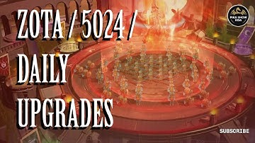 Dagelijkse upgrades | Zota 5024 | King Of Avalon