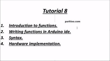 4.2 Introduction to Functions - Arduino tutorial in Urdu/Hindi