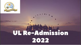 UL Re-admission 2022 |  How to upload documents at UL | UL Check Status screenshot 3