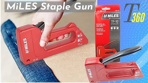 MUNIX - Miles Stapler TP10 | Kangaroo Stapler Gun | For use on Wood Plastic Wall #miles #stapler