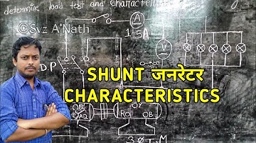 DC Shunt Generator Characteristics Practical | Electrician Class | Svz A*Nath Electrician