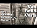 Van Build Tiny House - What does the Van Build Cost? | Episode 3 The Plumbing Van Build Cost