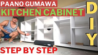 PAANO GUMAWA KITCHEN CABINET GAMIT ANG LAMINATED MARINE PLYWOOD | STEP BY STEP