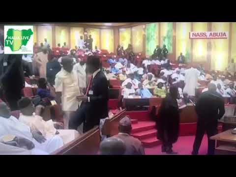 APC National Chairman Caught inducing and intimidating Senators-elect during 9th Assembly elections