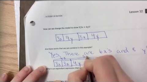 Lesson 12- distributing expressions