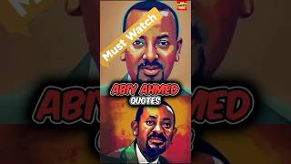 ️ A Touching Speech by Abiy Ahmed #shorts #abiyahmed #abiyahmedspeech #fano