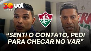 HULK COMENTA PEDIDO DE PÊNALTI PARA FLUMINENSE E THIAGO SILVA LAMENTA GRAMADO SINTÉTICO DO PALMEIRAS