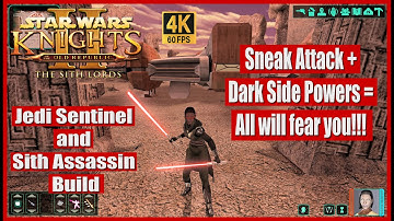Star Wars Knights of the Old Republic 2 Jedi Sentinel Sith Assassin Build