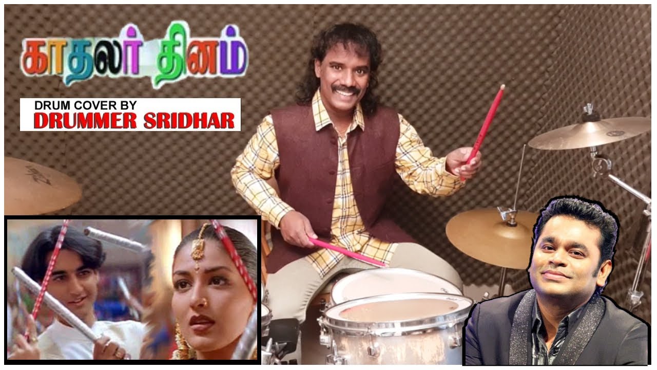 Dhandiya Attam   Kadhalar Dhinam          Drum Cover Drummer Sridhar