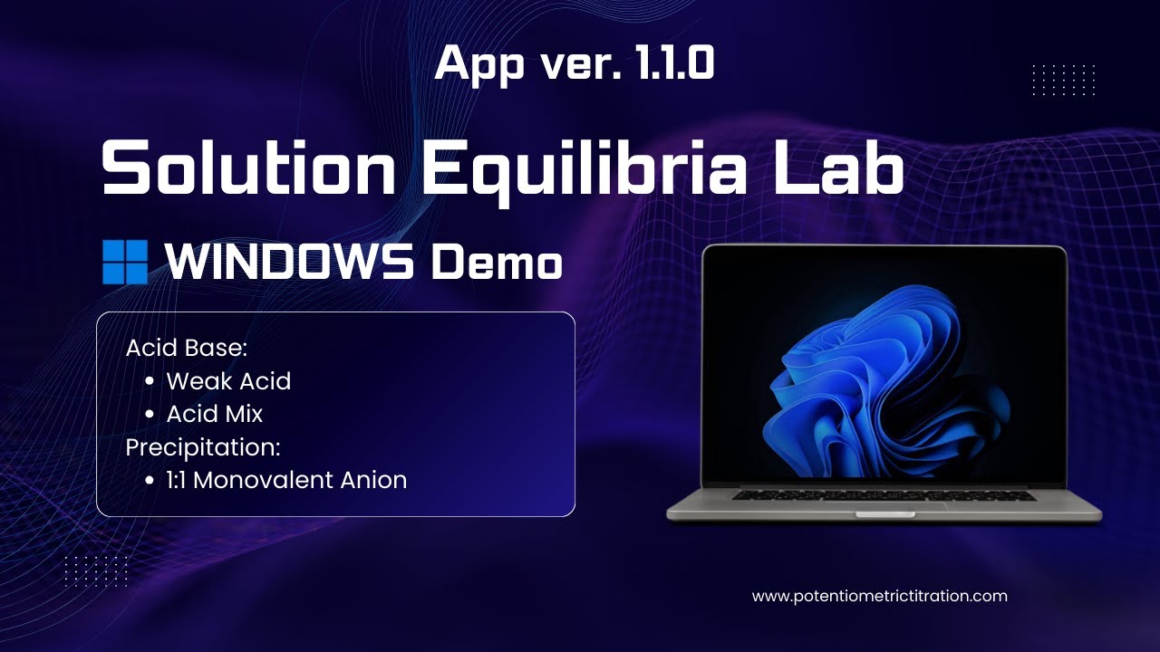 Solution Equilibria Lab — desktop demo preview