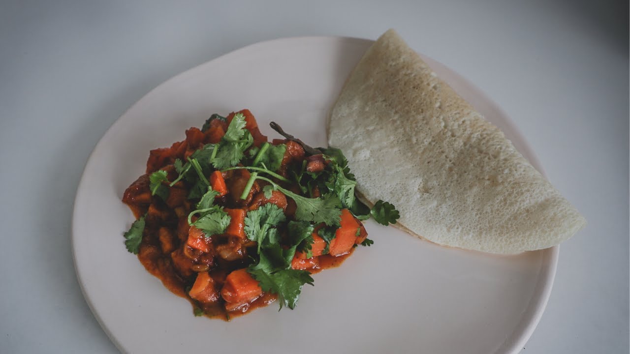 Cheats dosa and sweet potato curry YouTube