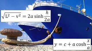 Hyperbolic Functions: Asymmetric Catenaries: Determining Parameters