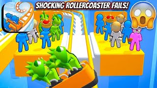 SHOCKING Roller Coaster Fail! 😱 | Crazy Ride Adventure  screenshot 5