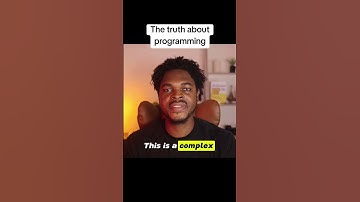 The truth is that programming is complex #coding #webdevelopment #programming