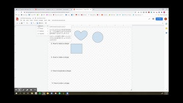 Google Drawings- How to use the Shape Tool