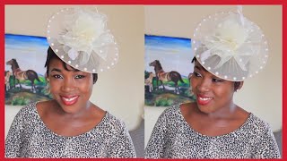 Satelite Hat  /Easiest method of making a satelite hat/fascinator