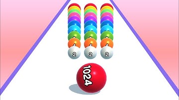 BALL RUN 2048 - All Levels Gameplay Android, iOS