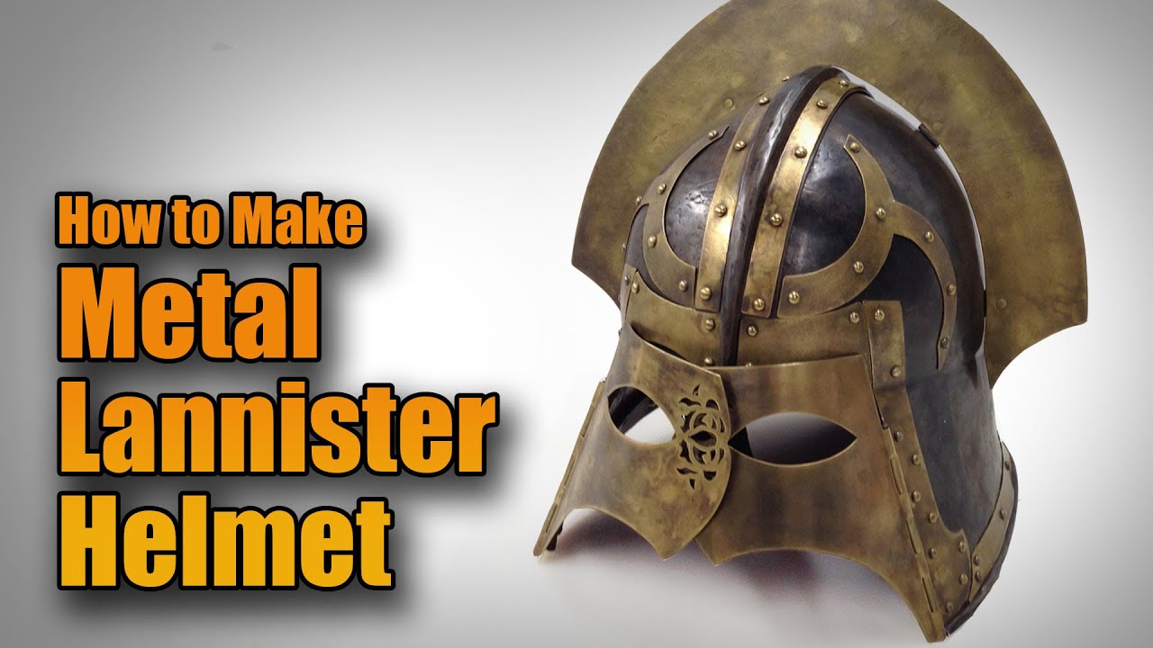 Armor Build Making A Game Of Thrones Medieval Lannister Helmet Youtube