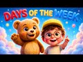 Days of the Week Song 🌈👶 | Learn Monday to Sunday | Baby Learning Video (0–3 Years)