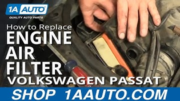 How To Replace Engine Air Filter  02-05 Volkswagen Passat