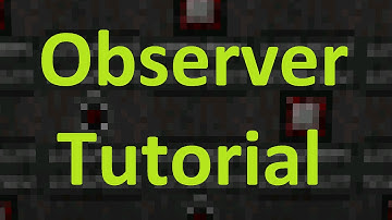 Minecraft PE - How to Use the Observer (Block Update Detector)