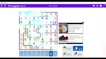Microsoft Sudoku Speedrun - Irregular Hard in 0:29 (WR)