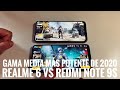 Redmi Note 9S vs Realme 6 - Cuál es más potente