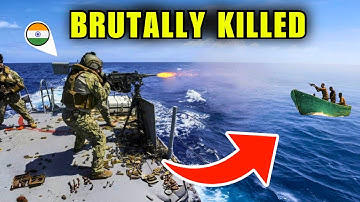 THIS IS HOW INDIA MASSACRES PIRATES AT SEA (REAL FOOTAGE)