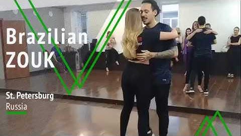 Carlos Oliveira & Anastasya Lyakh ZOUK Ipanema dance studio
