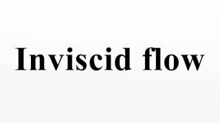 Inviscid flow