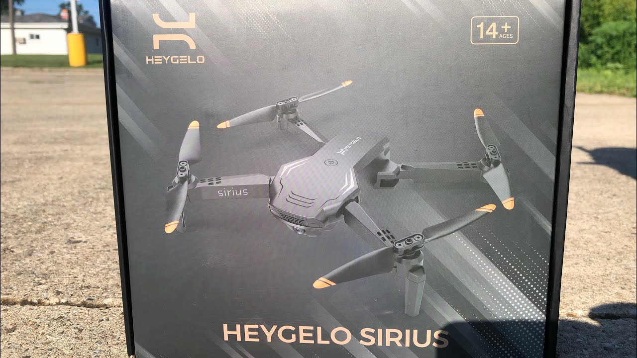 Heygelo Sirius S90 Foldable Drone - Unboxing and First Flight