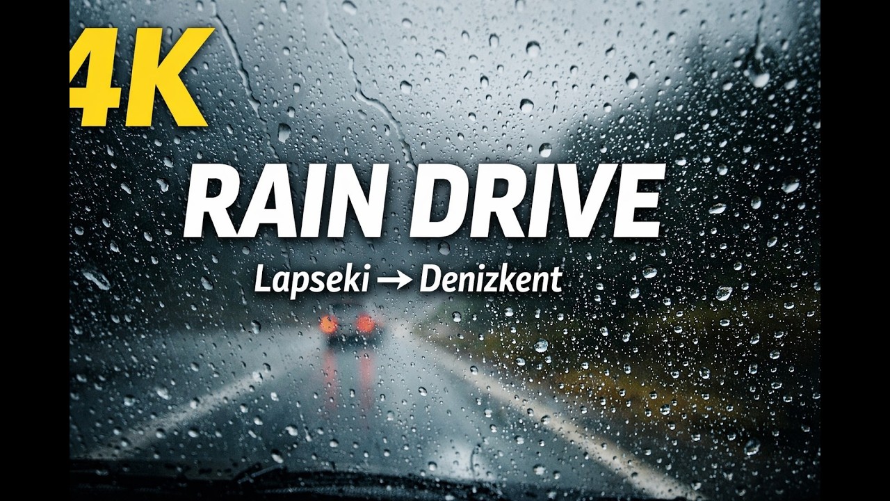 4K Scenic Drive from Lapseki to Biga Denizkent | 83 km Road Trip in Çanakkale, Turkey