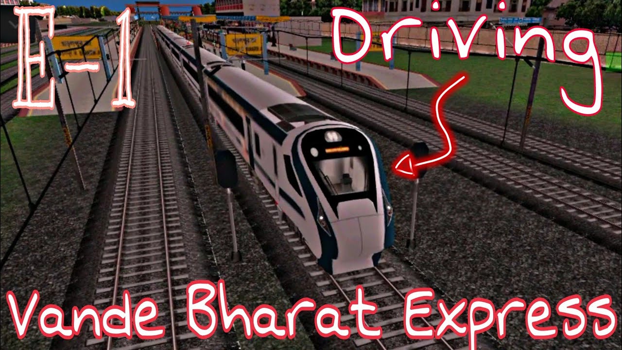 Driving Vande Bharat Express Indian Train Simulator Full Unlock Mod
