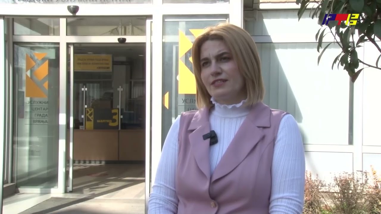 Šalteri Uslužnog centra i dalje na raspolaganju / RTV Vranju / 02. 03. 2026.