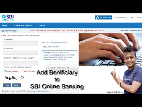 How to add beneficiary to SBI online banking | Add SBI Credit Card | Ask Ilyas (Hindi)