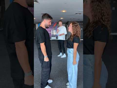 شكلهم غيث وسارة رح يعلموا مستر بيست الرقص غيث مروان سارة عصام الورع مستر بیست