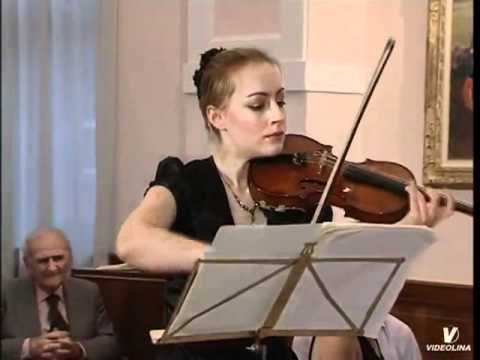 Agnieszka Marucha-violin, Francesca Carta-piano, Concert in Sassari, Banco di Sardegna, May 2011