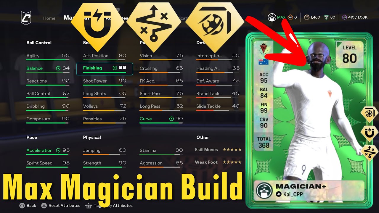 НОВИНКА*! МАГИЧЕСКИЙ СТИЛЬ 80 УРОВНЯ (ST/W)! Pro Clubs FC 26!