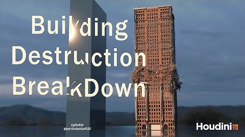 Rigid Body Destruction scene and Brief Breakdown | Houdini Apprentice