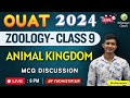 Ouat entrance 2024  zoology live class 9  animal kingdom  mcq bidyasagarclasses