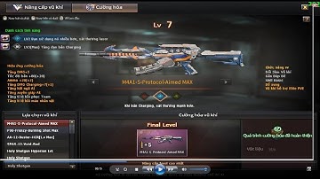 CFVN - Nâng cấp M4A1 Protocol lên lv max và test với boss AI