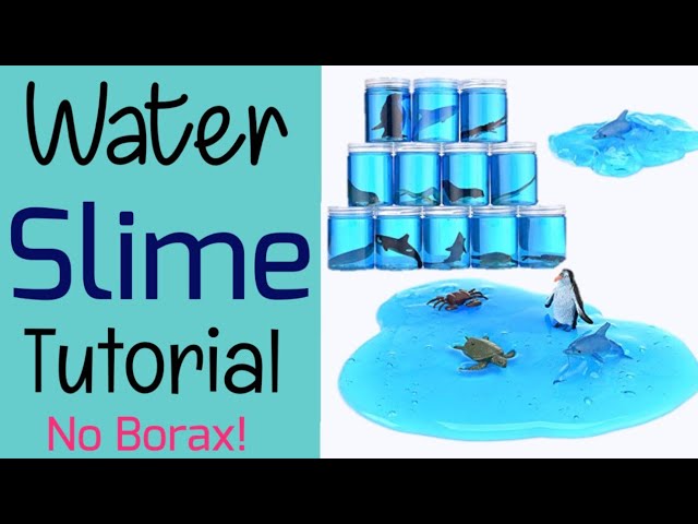 HOW TO MAKE WATER SLIME!!! 💦 INSTAGRAM SLIME TRENDS!!! 💦 DIY