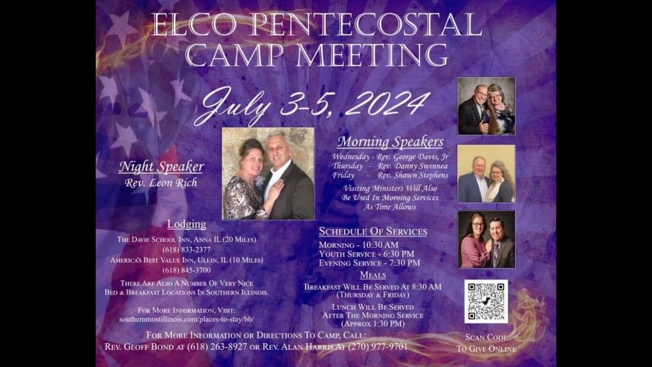 Elco Family Camp Thursday Morning 2024. YouTube