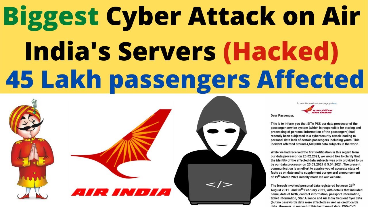 45 Lakh People's Data Stolen From Air India's Server | Biggest Cyber Attack on Air India