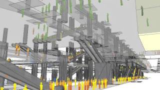 Oasys MassMotion - Transbay Terminal pegs simulation