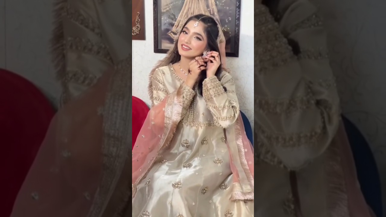 cute bride engagement look ✨️💝#shorts #short #yt #shortsfeed #youtubeshorts