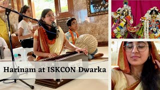 Did Kirtan at ISKCON Dwarka Temple!! Sri Sri Rukmini Dwarkadheesh screenshot 3