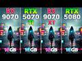 RX 9070 vs RTX 5070 Ti vs RX 9070 XT vs RTX 5080 - Test in 4K