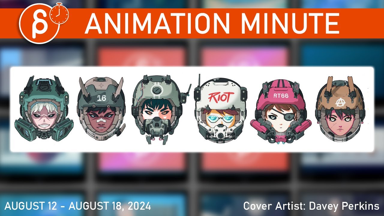 Thumbnail for The Animation Minute: Weekly News! Jobs! Demo Reels and more! (August 12 - August 18, 2024)